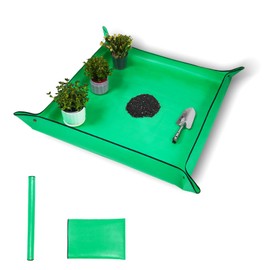 26.8" x 26.8" Plant Repotting Mat Waterproof Transplanting Mat Indoor Succulent Potting Mat Portable Gardening Watering mat Square and Foldable Garden mat