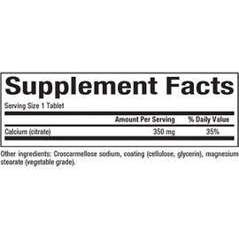Natural Factors, Calcium Citrate, Helps Maintain Strong Bones and Teeth, 90 tablets (90 servings)