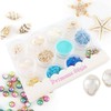 Princess-style Marine Parts with Mini Starfish Nail Resin Material, Set
