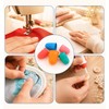 10 Pcs Rubber Fingers Tips for Sorting Papers, Reusable Rubber