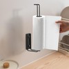 Brencco Kitchen Roll Holder, Wall Mount, Aluminium, Black - Modern