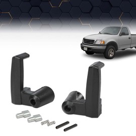 PIT66 Vent Window Handles Locks Compatible with Ford Bronco, F150 1980-1996 LH & RH Black