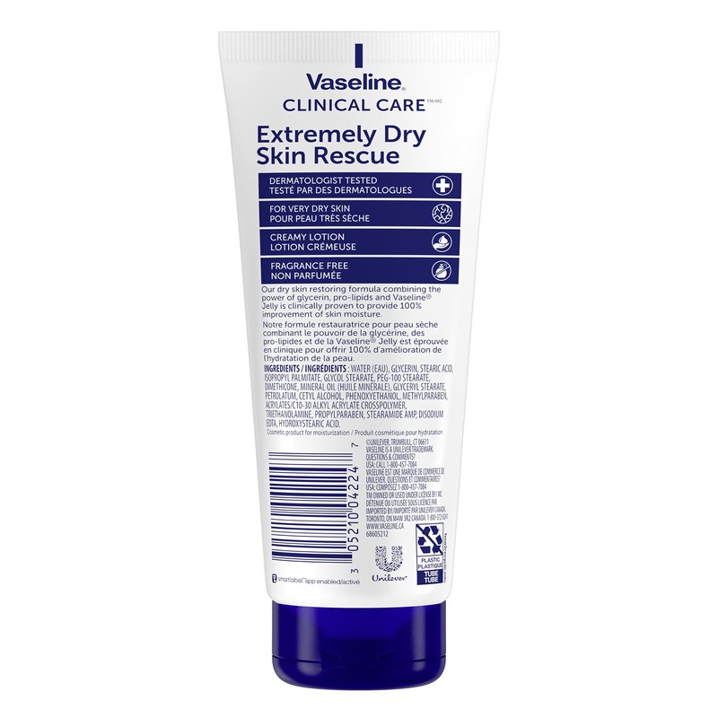 Vaseline Clinical Care™ Body Lotion healing moisturizing cream Extremely Dry