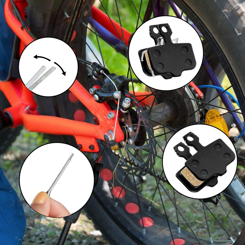 4 Pairs Bicycle Disc Brake Pads Compatible with Avid Elixir