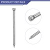 sourcing map Finishing Nails 50pcs 50mm 2 Inch Hand-Drive Hardware