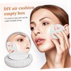 FOMIYES Stylish Round Foundation Cushion Case 2 Empty Secure Compact