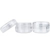 15G/15ML Clear Plastic Cosmetic Circle Smaple Container Bottle Jars CLEAR