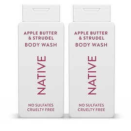Native Body Wash with Naturally Derived Ingredients – Apple Butter & Strudel – Sulfate & Paraben Free – For Women & Men – Skin‑Loving Cleanser – 18 oz (2‑Pack)