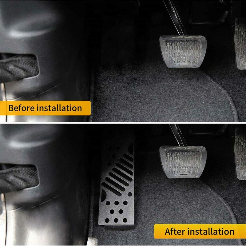 Left Footrest Pedals Aluminium High-Strength Footrests for JL 2018-2019