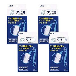 Set Item: Clinica Double Floss, 20 Pieces x 4 Packs
