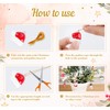 36Pcs Mini Christmas Ornaments Resin DIY Christmas Tree Hanging Decorations