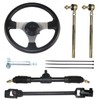 PRO BAT 300mm/11.8'' Go Kart Steering Wheel Steel Kit with