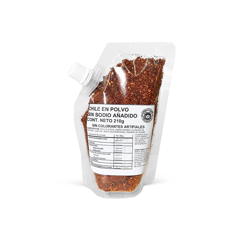 CHILLITITLAN Chilito en Polvo sin Sodio Añadido, 210g
