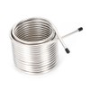 HinLIaDa 50' Mini Wort Chiller, 2 layers Coil Stainless Steel