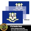 Nuibers Connecticut Flag 3x5 FT Sturdy for Outside, Heavy Duty
