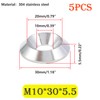 Ctyjia 5 PCS M10 Countersunk Washer, Stainless Steel Washers, Solid