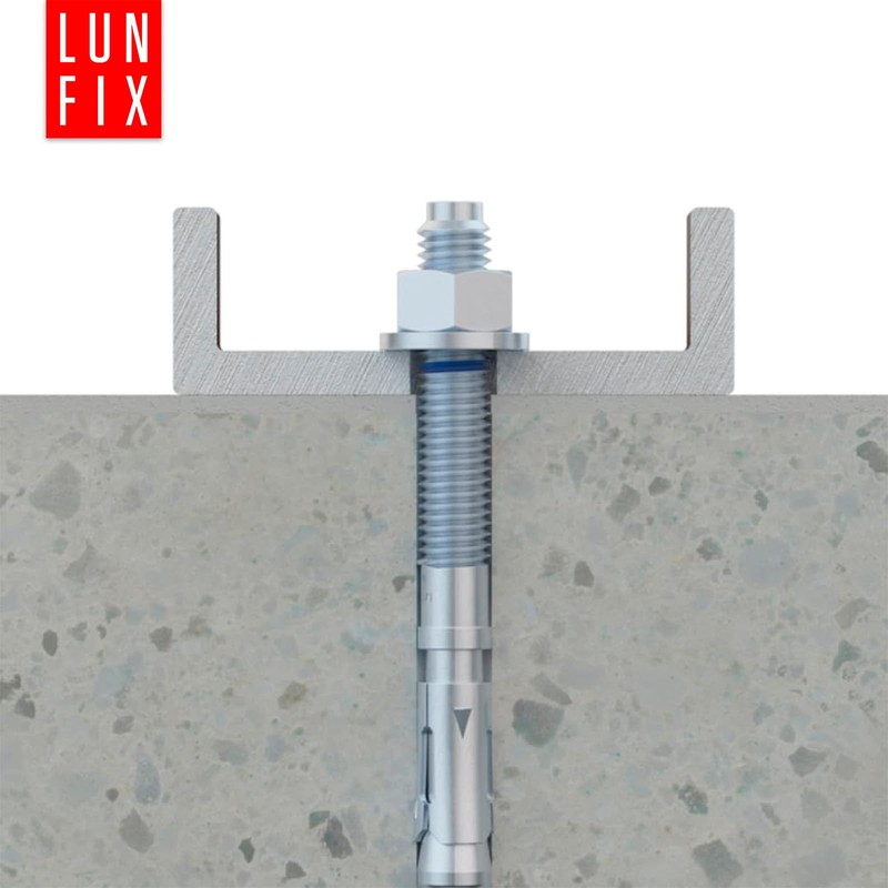 Bolt Anchor 16 x 120 mm Galvanised Steel Including Nut