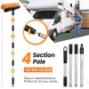 Artipoly 65" Car Wash Brush with Extension Pole, Car Wash