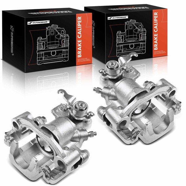 A-Premium Disc Brake Caliper Assembly with Bracket Compatible with Select