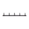 45cm Row Hook Wall Mount Aluminium Alloy Coat Towel Hook