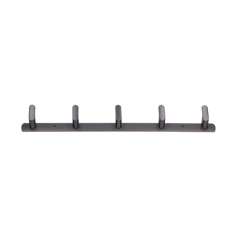 45cm Row Hook Wall Mount Aluminium Alloy Coat Towel Hook