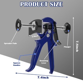 KANYO-AUTO 24300 Speedy Brake Pad Spreader, Brake Piston Brake Caliper Compression Tool Compatible with Most Vehicle (Blue)