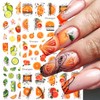 Vezocim Fruits Nail Art Sticker Decals, 3D Summer Fruit Nail