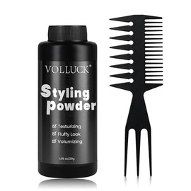 Polvo Para Peinar El Cabello  Peine De Peinado Con Punta De Separacin Set Texture Powder 1.05Oz Polvo Para El Cabello Suave Y Esponjoso Polvo De...   
