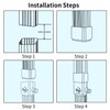 Downspout Diverter, Rainwater Diverter Fits for 3"x4" Oversize Downspout and
