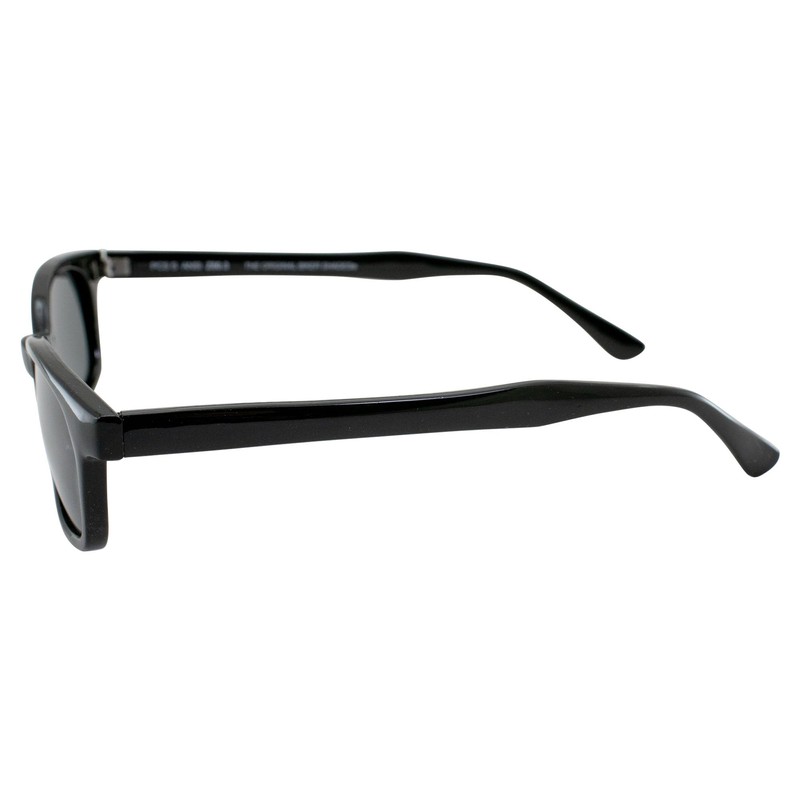 Pacific Coast Original X-KD's Biker Polarized Lenses Black Frames 20%