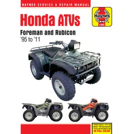 Honda ATVs Foreman and Rubicon '95 to '11