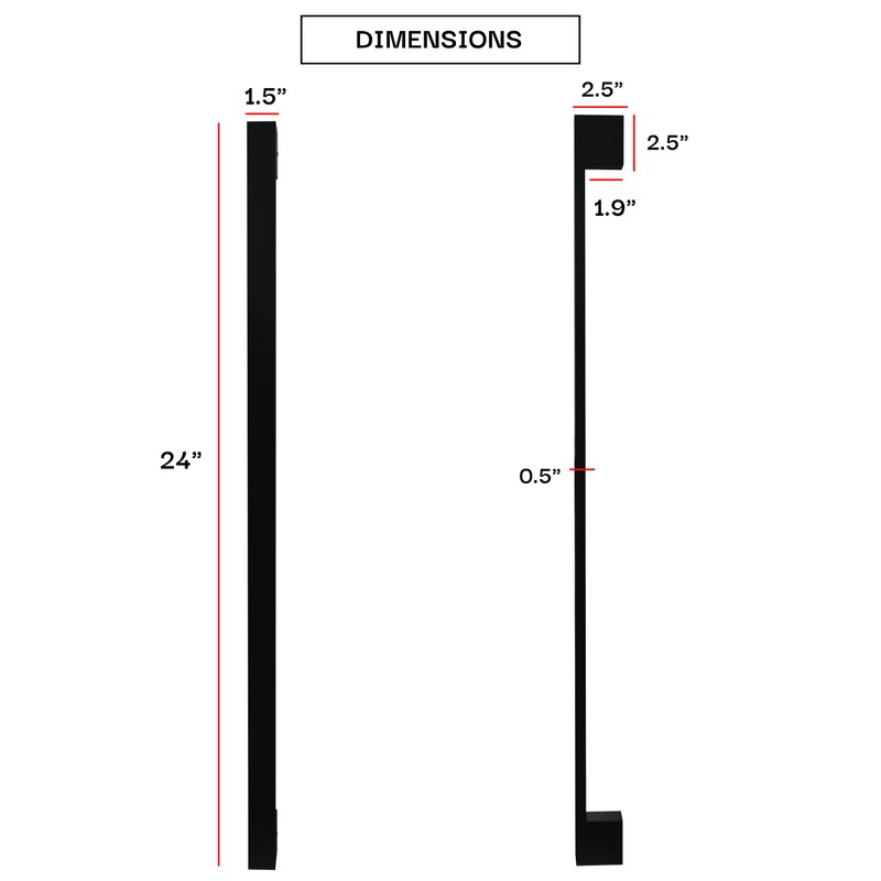 LEEKI - Modern Outdoor Light Fixture - Linear Sconce -