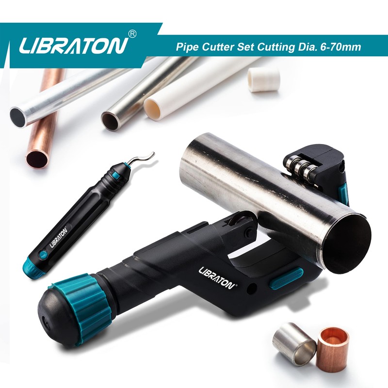 Libraton Copper Tube Cutter 1/4" to 2-3/4", Tube Cutter, Heavy-duty