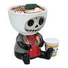 Furrybones 'Ramon' Figurine - Whimsical Skeleton with Ramen Bowl, Hand
