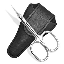 CGBE Tijeras Para Cutículas De Hoja Curva Extrafina, Tijeras De Manicura Súper Delgadas Para Cutículas, Tijeras Pequeñas Profesionales Con Punta Puntiaguda Precisa Para El Cuidado Personal