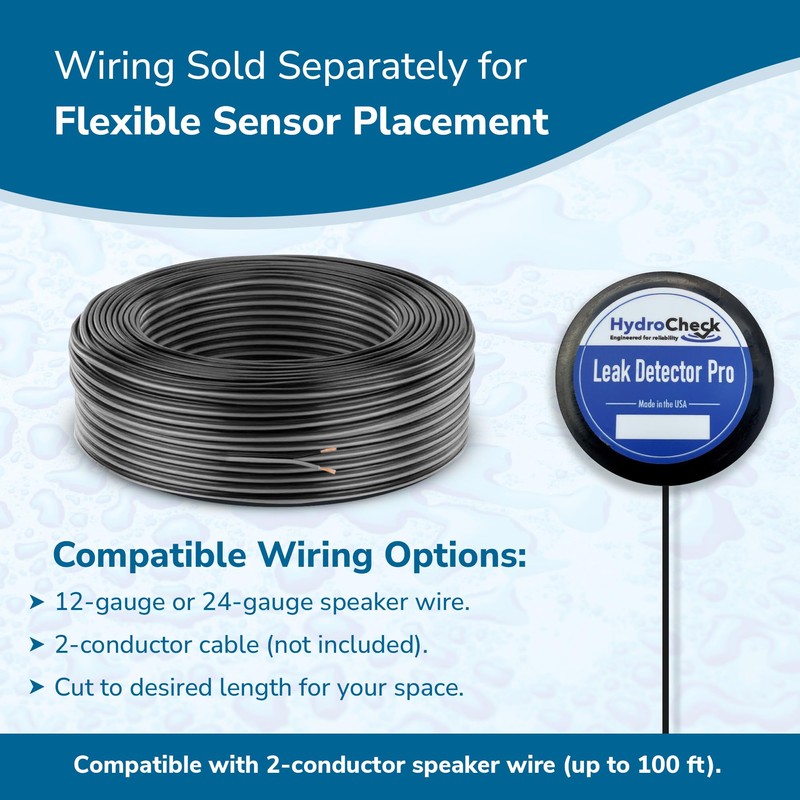 HydroCheck Water Leak Detector Replacement Puck - Commercial Moisture Sensor