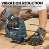 Vgo... Work Gloves Anti-impact Touchscreen in Cowhide, Working Gloves Men