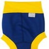 Splash About Happy Nappy Duo Wiederverwendbare Schwimmwindel, Navy/Gelb, 12-24 monate