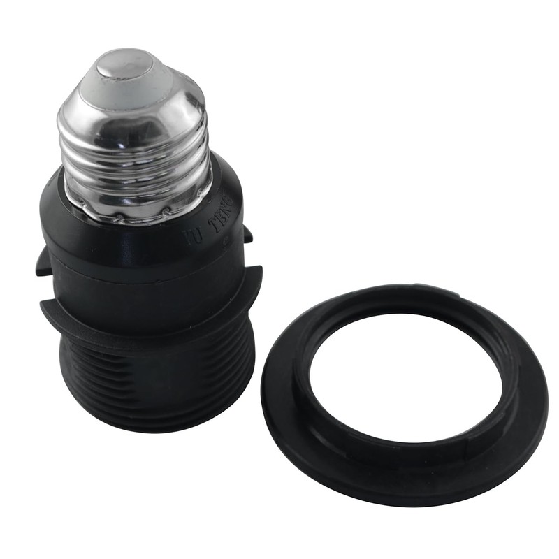 LQ Industrial 2PCS Glass Shade Convertible Lamp Head with Socket