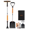 AstroAI 2" 1 Ice Scraper & Snow Shovel Kit, 47.2"