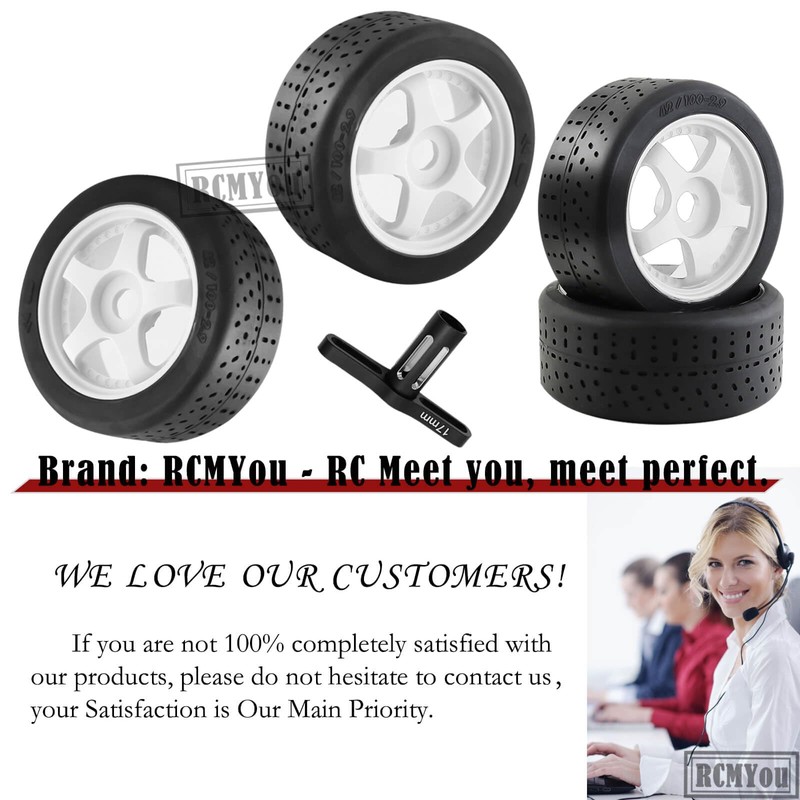 RCMYou Upgrades Part Dboots Hoons 42/100 2.9 Belted Rc Tires