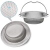 2 Pack Kitchen Sink Strainer, Stainless Steel Large Sink Sieve