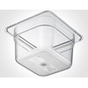 CURTA 6-Pack 1/6 Size 4" Deep NSF Polycarbonate Food Pans
