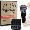 DOK TigerToes Premium Non-Slip Dog Socks for Hardwood Floors - Extra-Thick Grip That Works Even When Twisted - Prevents Licking, Slipping, and Great for Dog Paw Protection - Size Small