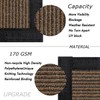 UPGRADE Privacy Fence Screen 90% Visual Blockage 6'x6' Brown Outdoor
