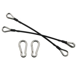 DGBRSM 2PCS Gym Cable Extension Fitness Extension Rope Attachment Home Gym Accessories Replacement Gym Cable Machine Extension for LAT/Tricep Pull Down, Leg Extensions Machine