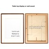 Natural Wood Photo Frames Inspired Tabletop Picture Frame with Mat,