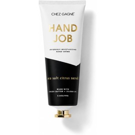 Chez Gagné Crema De Manos Vegana Intensamente Hidratante(96 Ml)Con Aceite De Jojoba Y Manteca De Cacao. No Grasa, De Rápida Absorción, Hecha En Ee. Uu. - Hand Job - Crema De Manos(96 Ml, Sal Marina, C
