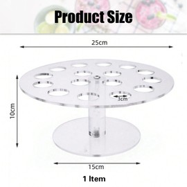 WUFGWBD 1 Piece Ice Cream Cone Stand, Candy Display Stand, Cone Display Stand, Party Waffle Display Stand, Acrylic Ice Cream Cone Stand