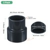M METERXITY 2-Pack UPVC Reducer Pipe Fitting, 2-1/2"x2 Reducing Coupling